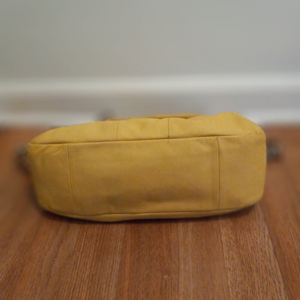 Coach Purse Yellow and Silver - Picture 8 of 15